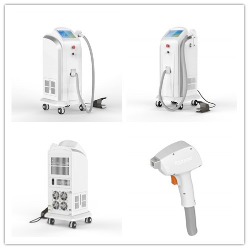 Quality 808nm Diode Laser Professional Hair Removal Machine For Facial / Body Unwanted Hair for sale