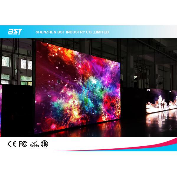 Quality High brightness P6 indoor Large Led Tv Advertising Displays With 140° Viewing for sale