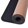China 2020 New Cork Material Yoga Mat, Non-Slip Yoga mat, Natural Wood color, Thermal transfer printing, Natural rubber base factory