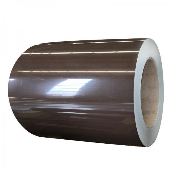 Quality HDP Valspar Customized Brown 0.50-1.0mm Z275 PPGI Pre-painted color coating steel coils DX51D use for roofing Panel for sale