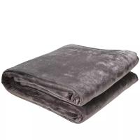 China Fast Heating Electric Sherpa Heated Blanket Throw With Double Layer Flannel factory