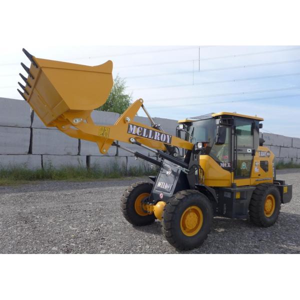 Quality 42kw Compact Wheel Front Loader Small With 0.5m3 Capacity 2900mm Dump Clearance for sale
