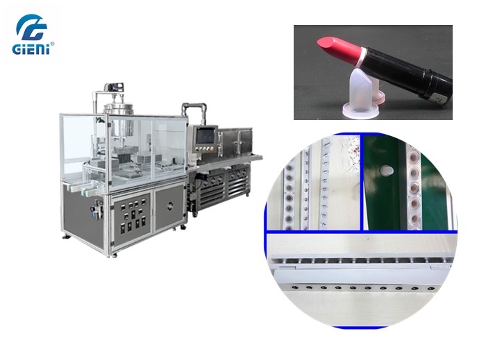 China Silicone Moulds Lipstick Filling Machine For Pearl Powder Materials factory