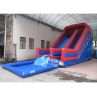 China Kids Parties Commercial Inflatable Pool Slides with 0.55mm pvc tarpaulin material from Sino Inflatables for sale