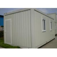 China Galvanized Steel Frame White Painted 20 Gp Prefab Office Container for sale