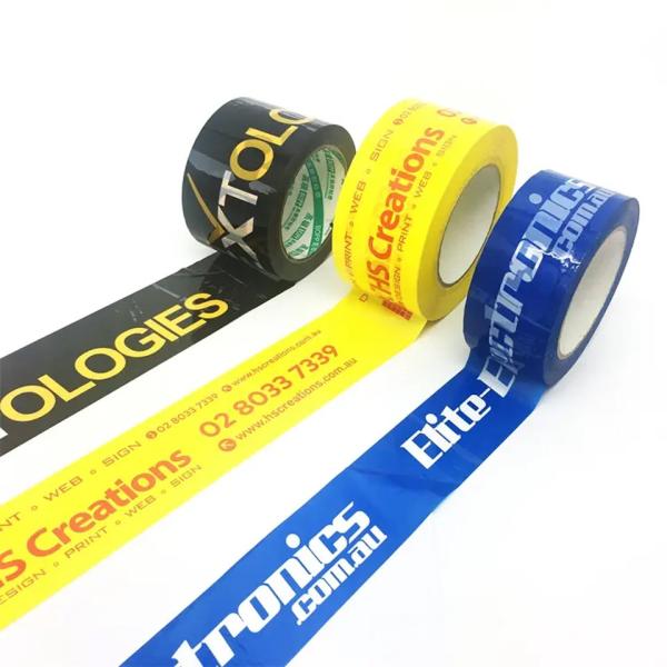 Quality Custom Logo Printed Bopp Packing Tape For Sealing Carton for sale