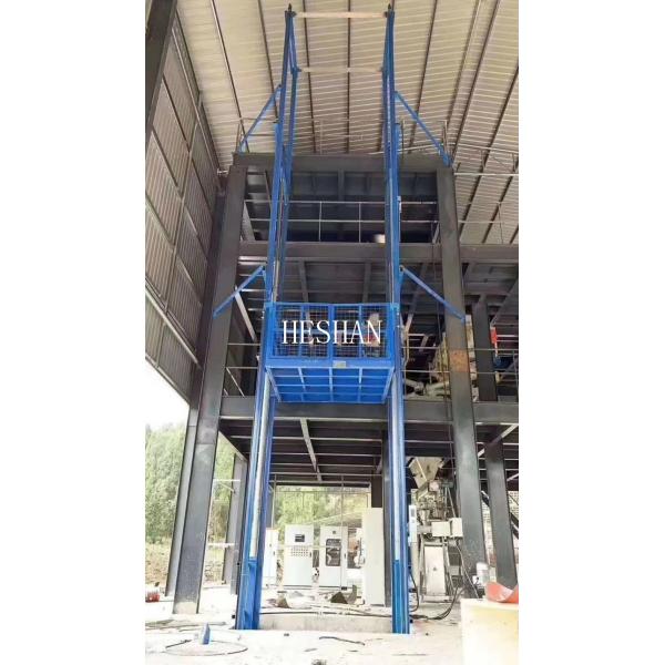 Quality 2000KG Residential Cargo Lift Hydraulic Outdoor Goods Lift For Mezzanine Floor for sale