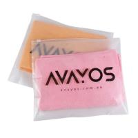 China Custom Logo Frosted White Zip Lock Bags With Logo Packaging factory