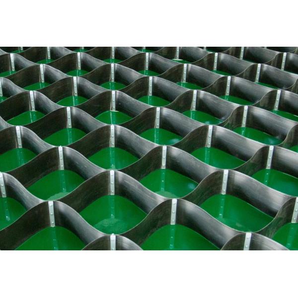 Quality PET High Strength Riveted Geo Cell Grid Gravel Grid Mat For Road Envirogrid for sale