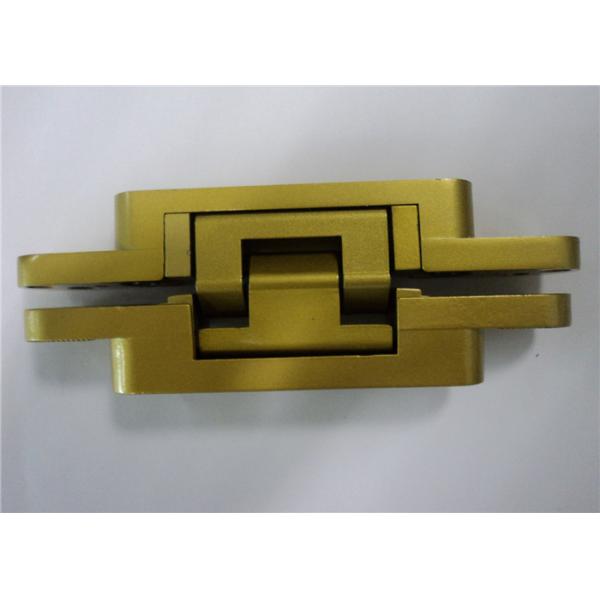 Quality Chrome Painted / Gold Painted 3D Adjustable Concealed Hinge 135x18x21 mm for sale