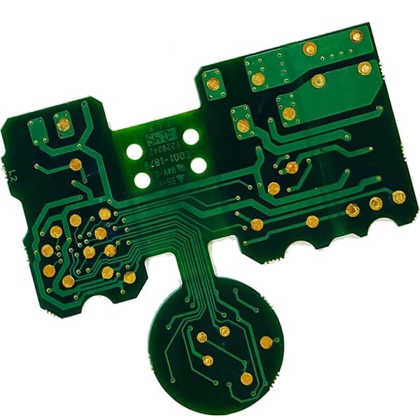 Quality Reliable 6 Layer Rigid Flex PCB Prototype Green 0.8mm 60.27*52.47mm for sale