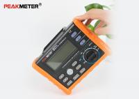 China 100 Groups Digital RCD Tester Data Logging , GFCI Earth Loop Impedance Meter factory