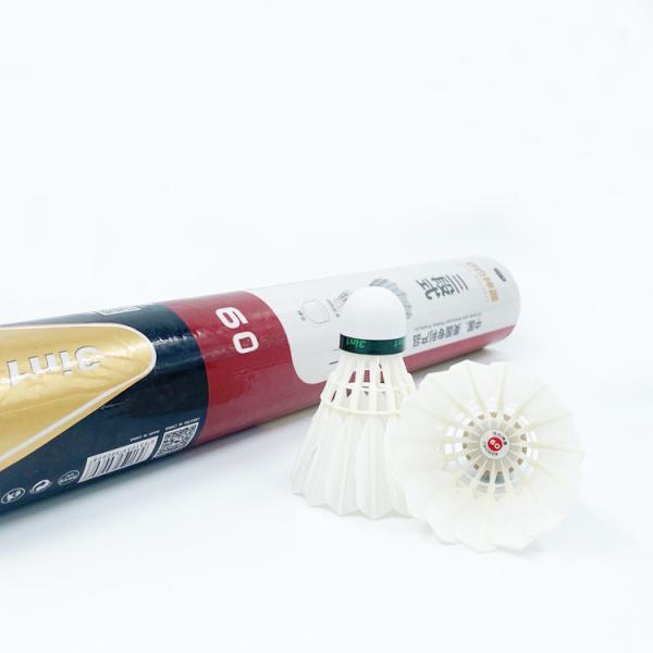 Quality Tournament Level 3 In 1 Shuttlecock Super Durable Natural Duck Badminton Feather Cork Shuttlecock for sale