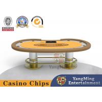 China Brand New Texas Hold'Em Custom Poker Table Tournament VIP Club Dedicated Game Table factory