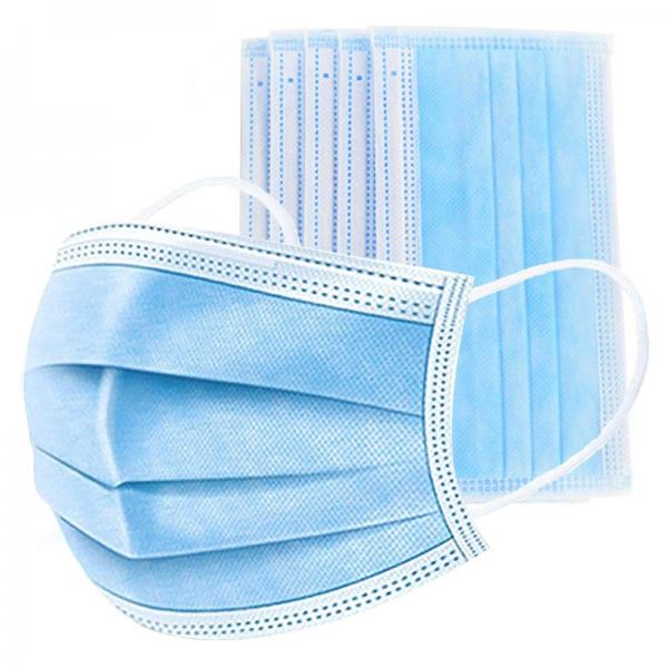 Quality Non Woven Fabric Disposable Face Mask Single Use For Public Place for sale
