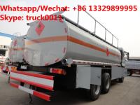 China dongfeng 6*4 LHD 210hp diesel 23000L dongfeng double rear axles oil truck for sale, wholesale price Fuel tank truck factory