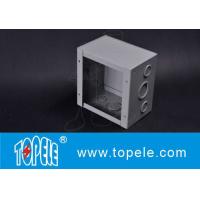 China Steel Conduit Square Outdoor Electrical Junction Box Metal Weatherproof Enclosure Box factory