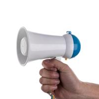 China Best Seller 5W Little Plastic Toy Megaphone with Music Music Feature and NO Apt-x Support for sale