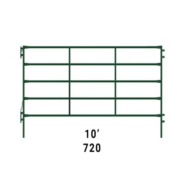 Quality 4 Gauge Livestock / Horse Corral Panels Anti Dust Green Painting Finishing for sale