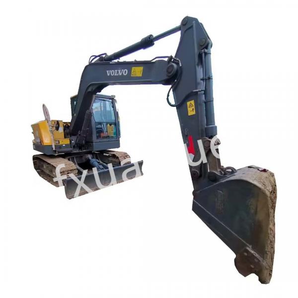 Quality 7T EC80D Used Volvo Plant Machinery Second Hand Micro Digger for sale