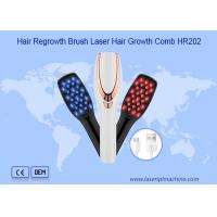China 620nm 2 In 1 Usb Rechargeable Laser Hair Growth Comb factory