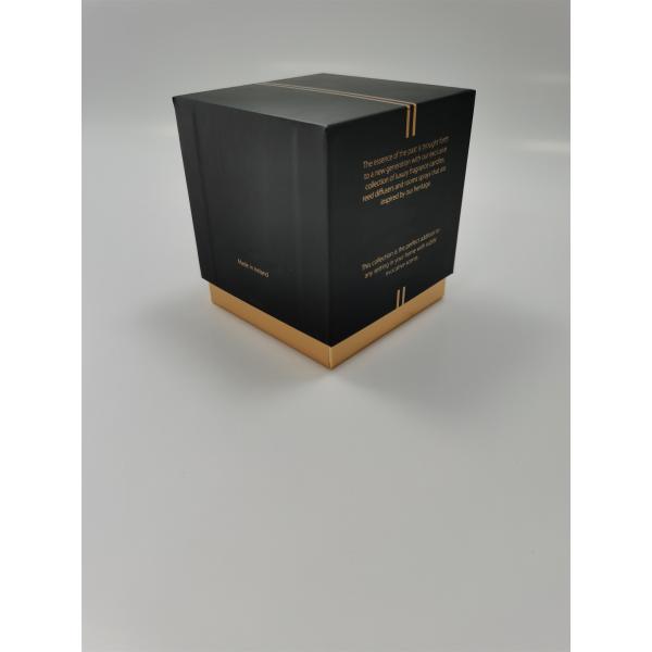 Quality Biodegradable Cardboard Candle Packaging Box Glossy Lamination for sale