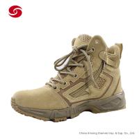 China Light Weight MID Upper Military Combat Shoes Desert Boots For Army factory