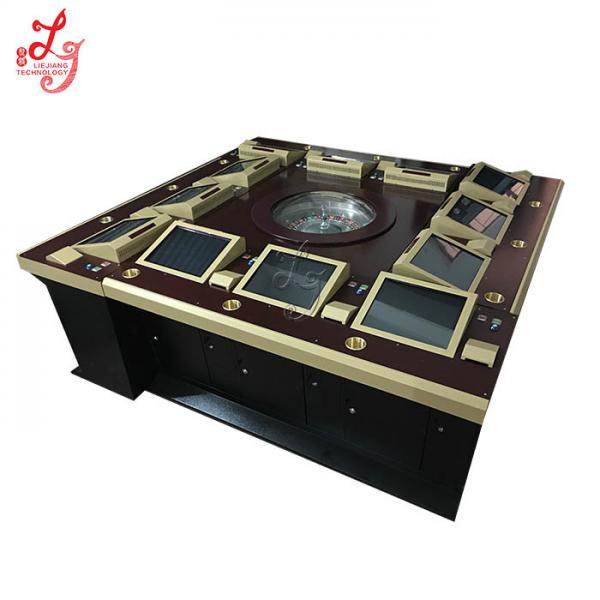 Quality Casino 12 Players Touch Screen Roulette Game Machine / Jackpot Gambling Game for sale