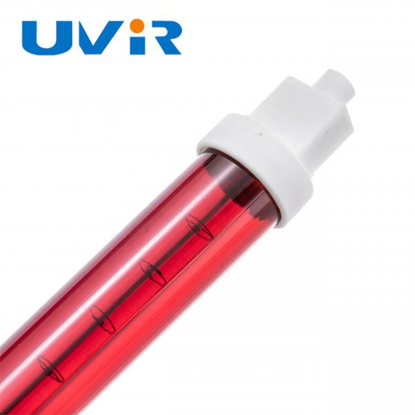 Quality Red Quartz Glass Short Wave Ir Lamps 1500mm Ceramic Infrared Heating Element for sale