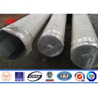 Quality 6m Hot Dip Galvanized Steel Pole Electric For Power Transmission Line for sale