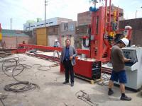 China Automatically Big Pole Pipe Making Machine / Pipe Close And Welding Machine factory