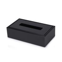 China Free sample 240*125*65mm black oblong hotel  tissue box cover factory
