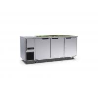 China 3 Door Commercial Upright Freezer 1800×700×800mm Stainless Steel For Bakery Hotel factory