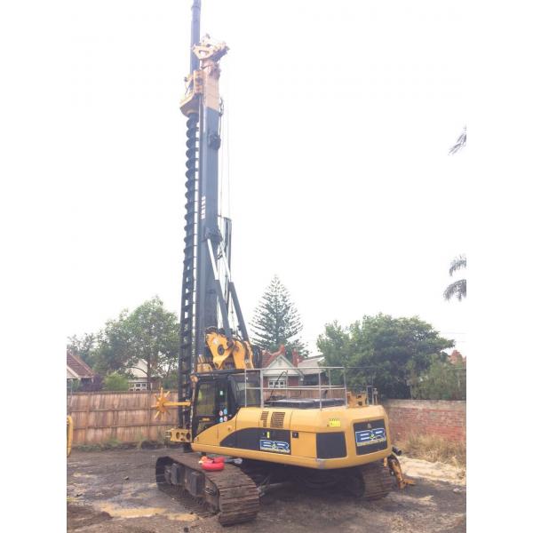 Quality Crawler Rotary Piling Rig With ±5° Lateral Mast Inclination 79 M / Min Auxiliary Winch Line Speed for sale