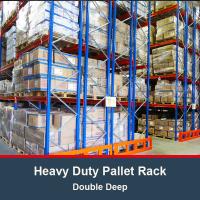 Quality Double Deep Heavy Duty Pallet Rack Selective Pallet Rack Warehouse Storage Rack for sale