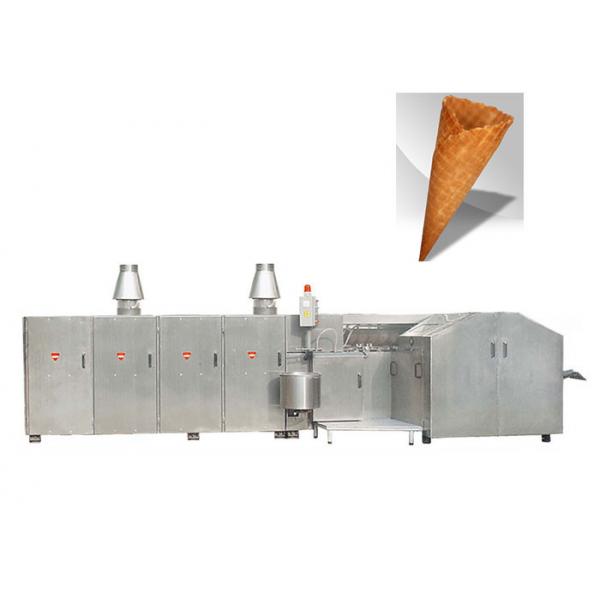 Quality Ejection System Waffle Cone Production Line With 47 Baking Plates Nozzle Type for sale