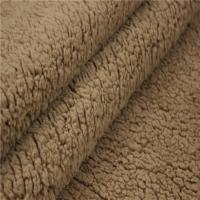 China Baby Sherpa Fur Fabric Polartec Fleece Fabric 57/58 Width 16s Density factory