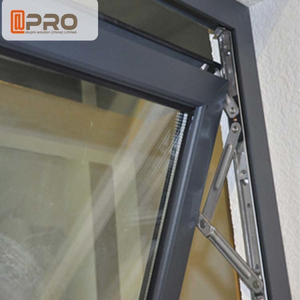 Quality Exquisite Double Glazed Awning Windows , Vertical Open Awning Casement Window for sale