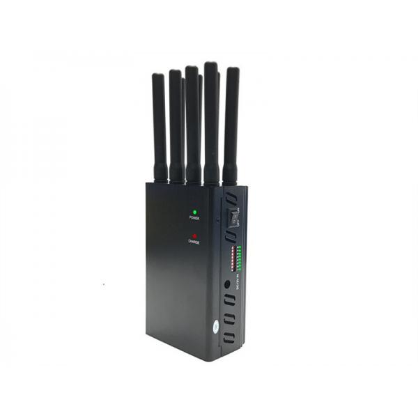 Quality Eight Antennas Portable GSM Jammer With 2 Hours Working Time , Customized Signals for sale