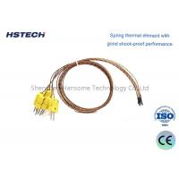 China NiCrSi-NiSi WRM N Thermocouple with Connector TD Plugs SR Type Ceramic Plastic for Industrial factory