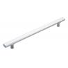 China Bright Silver 6MM Adjustable Pivot Shower Door Tempered One Moving Easy Installation factory
