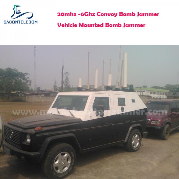 Quality 1300w Vehicle Convoy Bomb Jammer DDS 20-2700mhz 13 Channels for sale