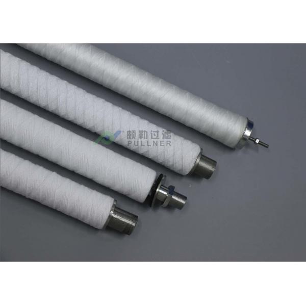 Quality Backflushable 5micron PP String Wound Filters iron removal with or without resin precoat filter element for sale