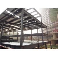 Quality Prefabricated Light Steel Structure Construction Middle Grey With Alkyd Primer for sale