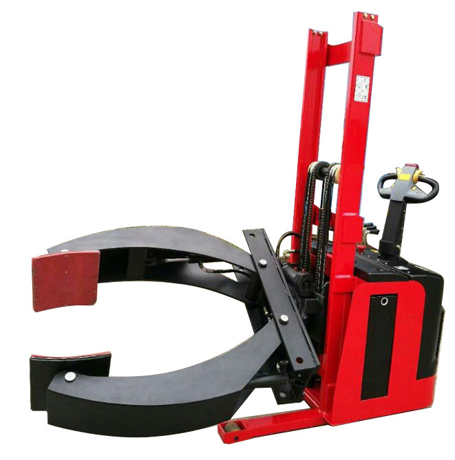 China 1ton/2ton 4m Electric Forklift Stacker With Clamp For Lift Truck factory