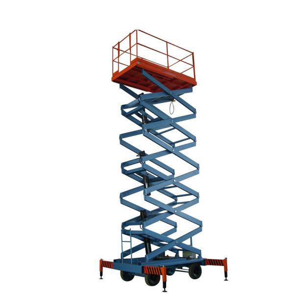 Quality Lifting Height 16m Hydraulic Mobile Scissor Lift with 300Kg Loading Weight for sale