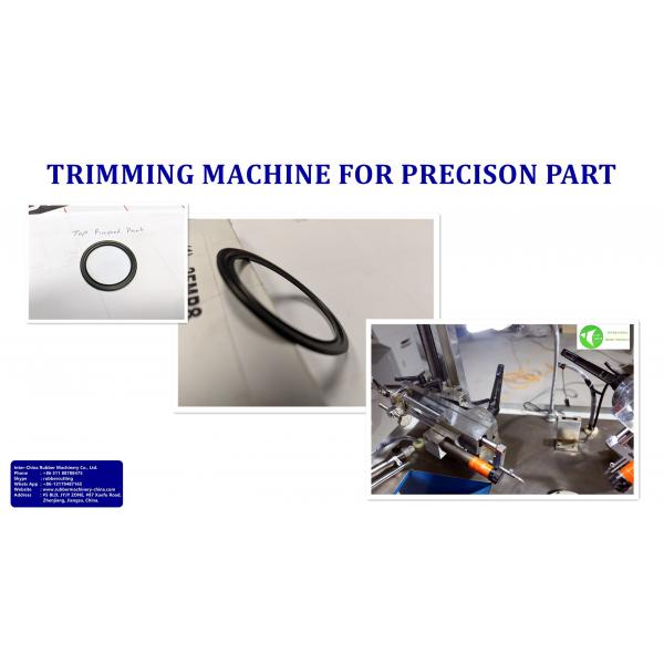 Quality Case Study:Trimming machine for precison parts; Trimmer for precison seal; Angle trimmer for shaft sealing; for sale