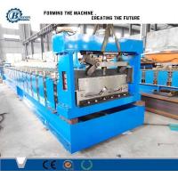 China Large Span Metal Steel Standing Seam Roof Panel Roll Forming Machine factory