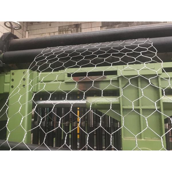 Quality PLC Control 100*120mm Gabion Mesh Machine With Overload Protect Clutch 2.6mm for sale