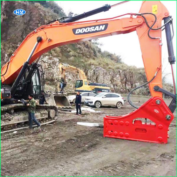 Quality 40CRMO 42CRNIMO Rock Hammer Breaker 12-18T Hydraulic Hammer For Mini Excavator for sale